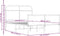 vidaXL - Bedframe - zonder - matras - bewerkt - hout - bruin - eikenkleur - 120x200 - cm