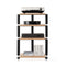 NorStone Copenhagen - Base audiomeubel - Stevige metalen constructie - Zwart eiken