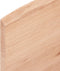 vidaXL - Tafelblad - 80x40x2 - cm - behandeld - massief - eikenhout - lichtbruin