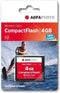 AgfaPhoto Compact Flash 4GB - High Speed 120x - Zwart