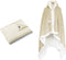 Linnick Flanel Fleece Deken + Hoodie met Capuchon Croco - ivory - 140x200cm - 130x180cm - Plaid