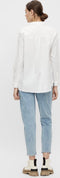 OBJECT COLLECTORS ITEM Roxa - Blouse L/s Loose Shirt - Maat 40 - Wit