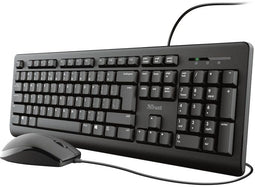 Trust Primo - Toetsenbord & Muis Set - Full-Size Qwerty UK - Draad