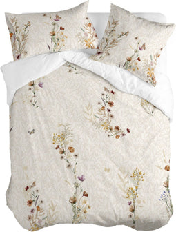 Noorse hoes HappyFriday Wild flowers Multicolour 155 x 220 cm