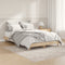 vidaXL - Bedframe - bewerkt - hout - sonoma - eikenkleurig - 120x190 - cm