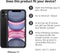Accezz Hoesje Geschikt voor iPhone 11 Hoesje Shockproof - Accezz Xtreme Impact Backcover - Transparant