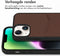 Accezz iPhone 14 - Back Cover - Premium Leather Card Slot - Bruin