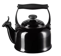 Le Creuset Classic Fluitketel - 1,6 L - Ebbenhout Zwart - 27 x 21 x 25 cm