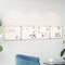 vidaXL Whiteboard magnetisch inklapbaar 200x40x1,7 cm aluminium
