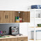 vidaXL - Garage - wandkast - bewerkt - hout - ambachtelijk - eiken