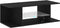 vidaXL - TV-meubel - met - LED-verlichting - - - Zwart - Eiken - - - 90x39x30 - cm - - - Geengineerd - Hout