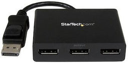 Startech.com MSTDP123DP - DisplayPort naar DisplayPort multi monitor splitter - 3 poorts MST hub - 19 cm