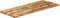 vidaXL - Tafelblad - met - natuurlijke - rand - 140x60x2,5 - cm - massief - mangohout