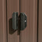 vidaXL - Tuinschuur - 257x298x178 - cm - metaal - bruin