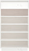 vidaXL - Schoenenkast - 60x34x105 - cm - massief - grenenhout - wit