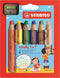 STABILO Woody 3 in 1 - Multi Talent Kleurpotlood - Etui Met 6 Kleuren + puntenslijper