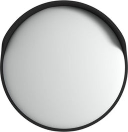 vidaXL - Verkeersspiegel - voor - buiten - convex - Ø60 - cm - polycarbonaat - zwart