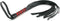 Sex and Mischief Red & Black Stripe Flogger - SM zweepje