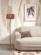 GOOD&MOJO Vloerlamp Iguazu - Bamboe/Jute Zwart - Ø30x126cm - - Staande lampen voor Woonkamer - Slaapkamer
