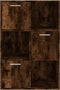 vidaXL - Opbergkast - 60x29,5x90 - cm - gerookt - eikenkleurig