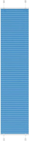 vidaXL - Plissé - rolgordijn - 50x200 - cm - stofbreedte - 49,4 - cm - polyester - blauw