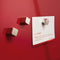 Sigel glasmagneetbord - Artverum - 12x78cm - rood - SI-GL104
