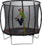 Dunlop Trampoline 6FT - 183 x 50 CM - Trampoline met Veiligheidsnet 200 CM - Kinder Trampoline - Max. 80 KG - Zwart/Rood