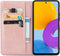 iMoshion Hoesje Geschikt voor Samsung Galaxy M52 Hoesje Met Pasjeshouder - iMoshion Mandala Bookcase - Rosé Goud