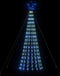 vidaXL LED-kerstboom - 275 LEDs - 180 cm - blauw