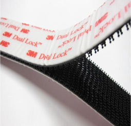 3M Dual Lock - Druksluiting Strip - Ultra Sterk Zelfklevend - Zwart - 1 Meter
