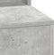 vidaXL - Kaptafel - met - LED-verlichting - in - Betongrijs, - 79x41x135 - cm