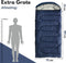 Vertrex Tri-Season Adventure Mummy Slaapzak - Slaapzakken Volwassenen - Kamperen - Blauw