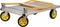 STANLEY Plateauwagen - Aluminium - 250 kg - Geel
