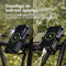 iMoshion Telefoonhouder Fiets met 5.000mAh Powerbank - GSM Houder - Fietshouder met Fietslamp - Fiets Accessoires - Draadloze Oplader - Zwart