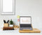 Budu Laptoptafel - Verstelbaar - Bamboe - Bruin