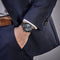 BOSS Jet - Herenhorloge - 41 mm - Blauwe wijzerplaat - Grijze Milanese band