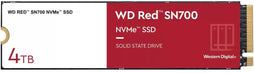 WD Red SN700 - NVMe SSD - 4TB - 3400MB/s Lezen - M.2 80mm