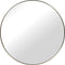 Atmooz - Wandspiegel Merope - Goud Brons - Rond - Badkamer / Woonkamer - Hangend - Goud Brons - Diameter 80cm - Metaal
