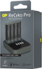 GP Pro P461 - Lader NiMH - 4 AA batterijen 2100mAh - Grijs