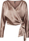 Vero Moda VMKAE D1 LS WRAP BLOUSE - Dames Top - Maat L