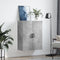 vidaXL - Wandkast - 69,5x34x90 - cm - betongrijs