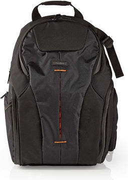 Cameratas - Rugzak - Waterafstotend - 150 mm - 290 mm - 410 mm - Totaal aantal compartimenten: 16 - Oranje / Zwart