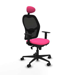 Jorquera Piqueras y Crespo 1D036N1 - Bureaustoel met hoofdsteun - Verstelbare hoogte - Roze