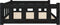 vidaXL - Hondenmand - 105,5x75,5x28 - cm - massief - grenenhout - zwart