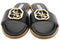 GUESS Botali - Slippers - Goudkleurig merkembleem - Zwart - Maat 39