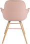 Zuiver Albert Kuip Eetkamerstoelen met armleuning Roze - Set van 2