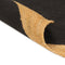 vidaXL - Vloerkleed - rond - gevlochten - 150 - cm - jute - en - katoen - zwart - naturel