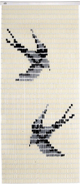 Livn Deurgordijn Tube - Vliegengordijn 90x210cm - Aluminium rail - Wit