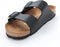 Birkenstock Arizona BF - Slippers - Imitatieleer - Black - Maat 41
