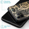 iMoshion Hoesje Geschikt voor iPhone 12 Pro Max Hoesje Siliconen - iMoshion Design hoesje - Goud / Zwart / Golden Leaves